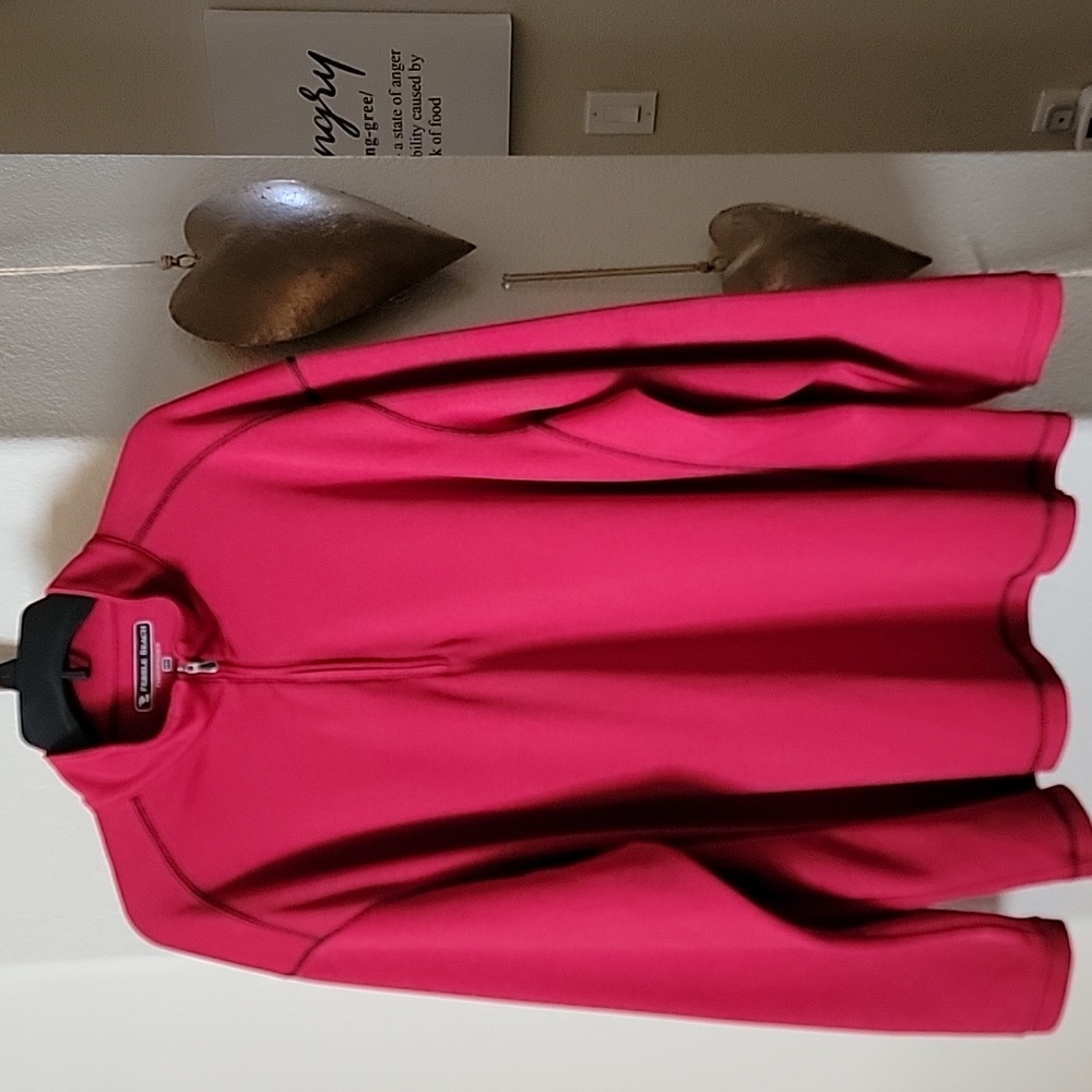 Pebble Beach Men's Pullover 1/4 Zip Performance Jacket Red Size XXL